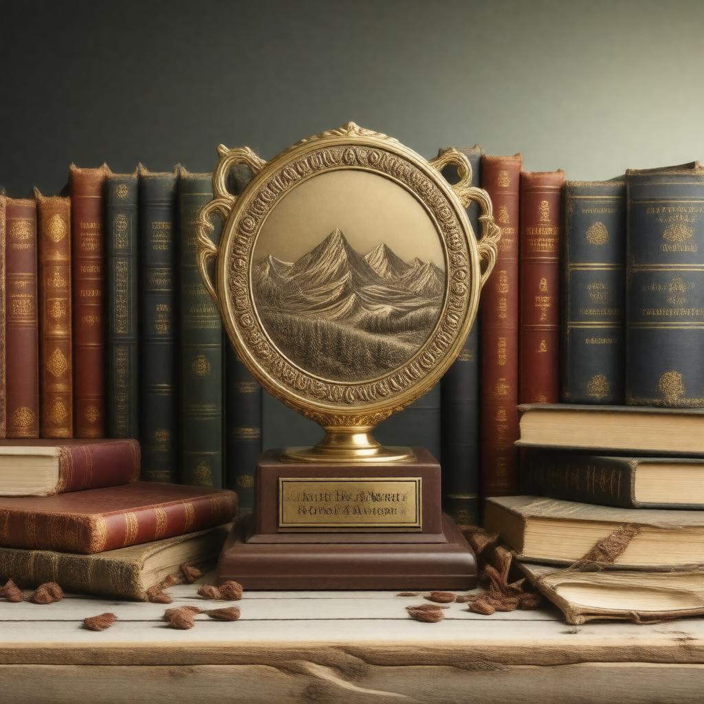 Click to view larger image AI-created image of Oregon Book Award