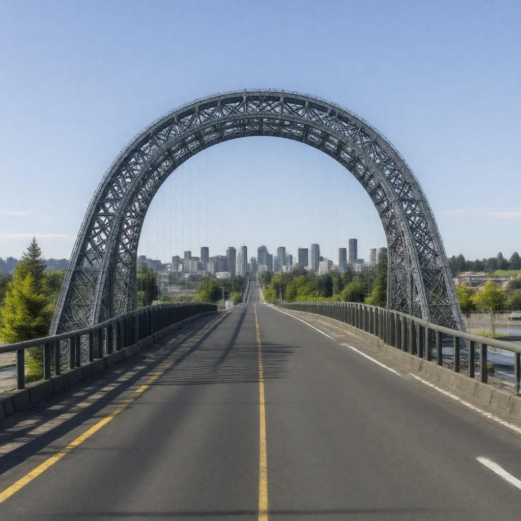 AI-created image of Oregon City Bridge
