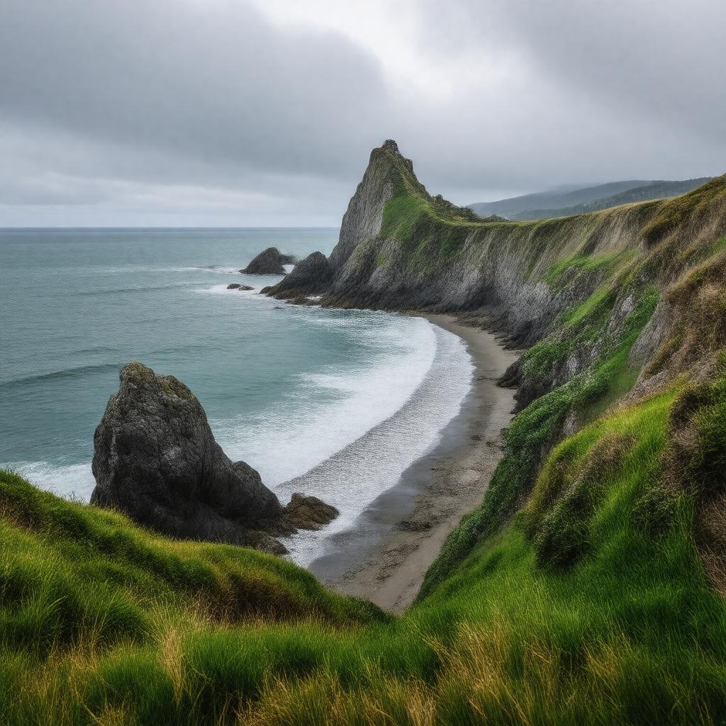 AI-created image of Oregon Coast