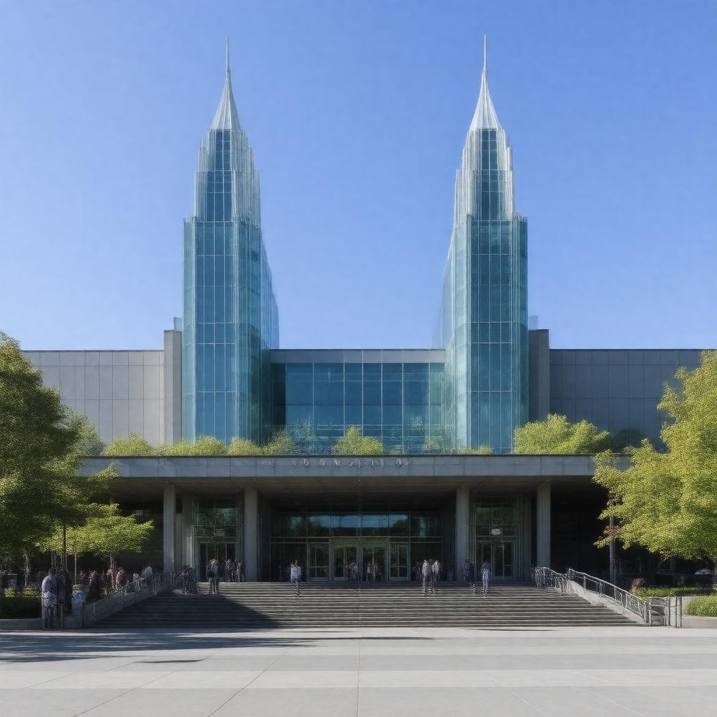 Click to view larger image AI-created image of Oregon Convention Center