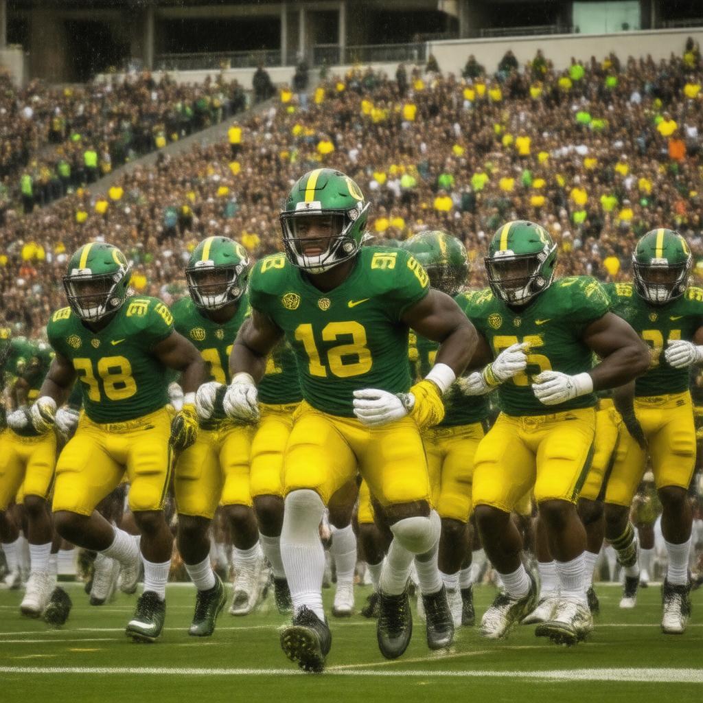 AI-created image of Oregon Ducks