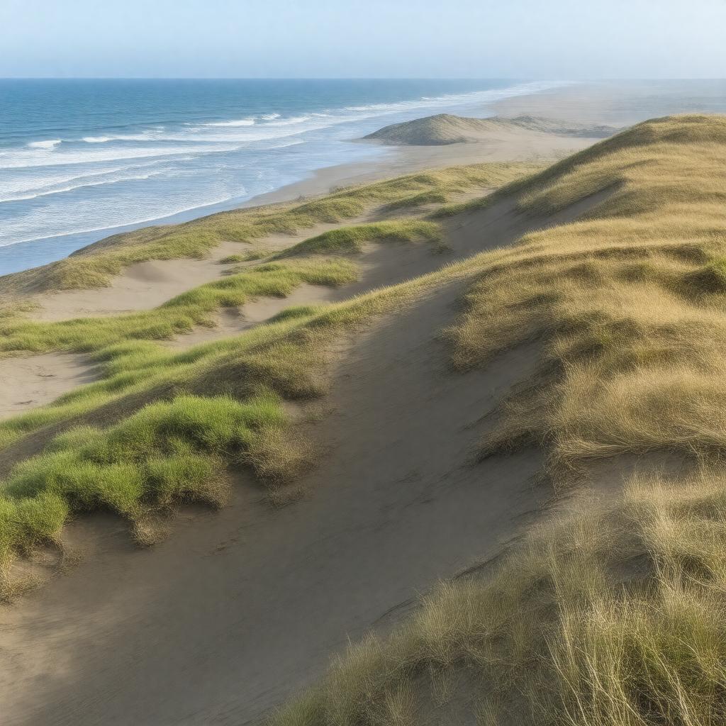 AI-created image of Oregon Dunes