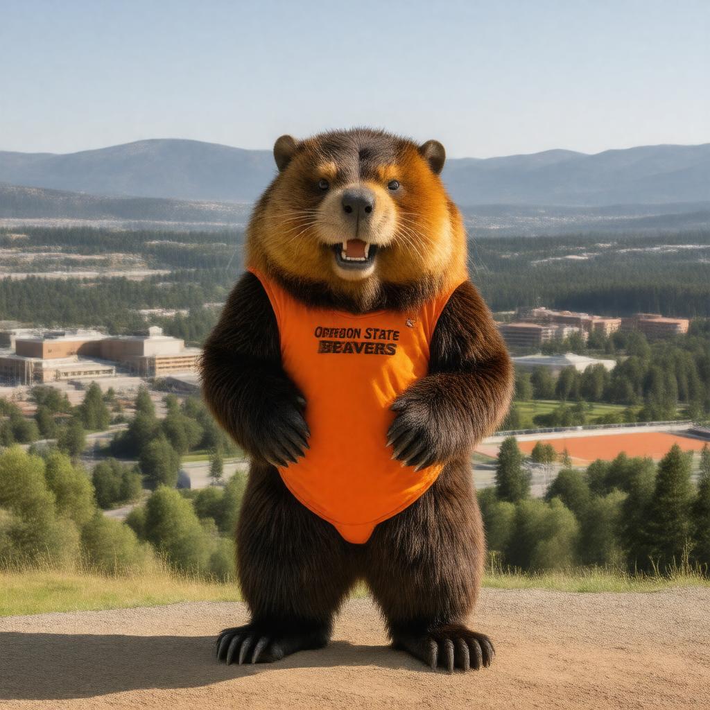 AI-created image of Oregon State Beavers