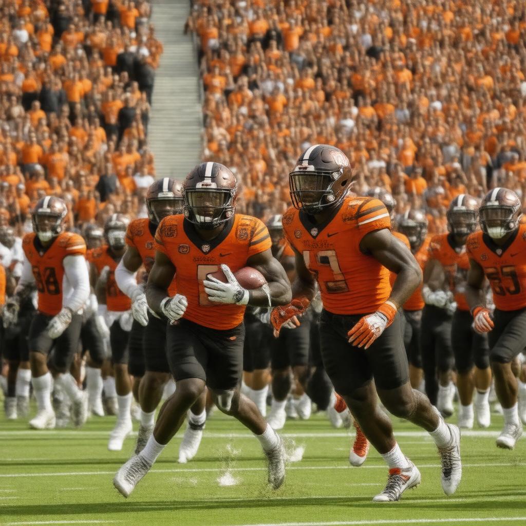AI-created image of Oregon State Beavers football