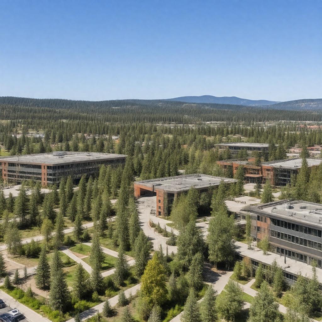 AI-created image of Oregon State University – Cascades