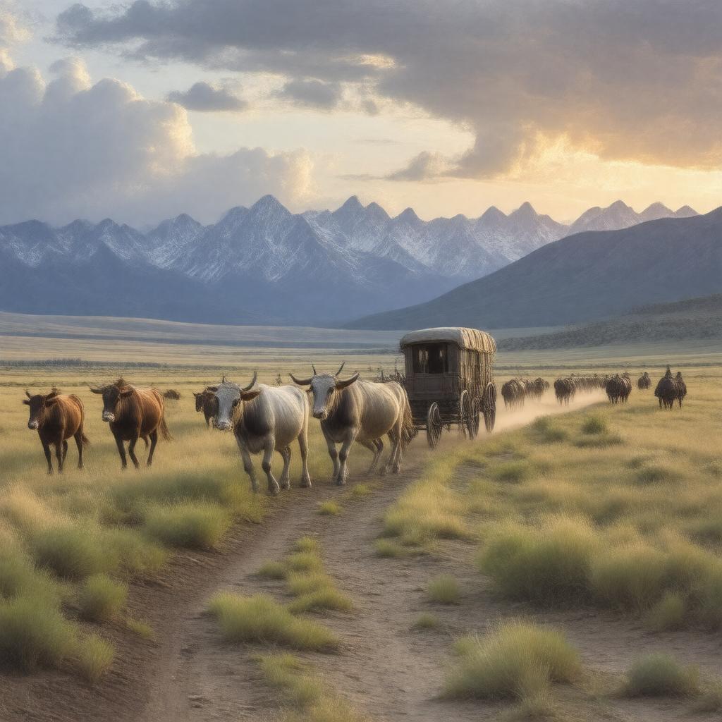 AI-created image of Oregon Trail