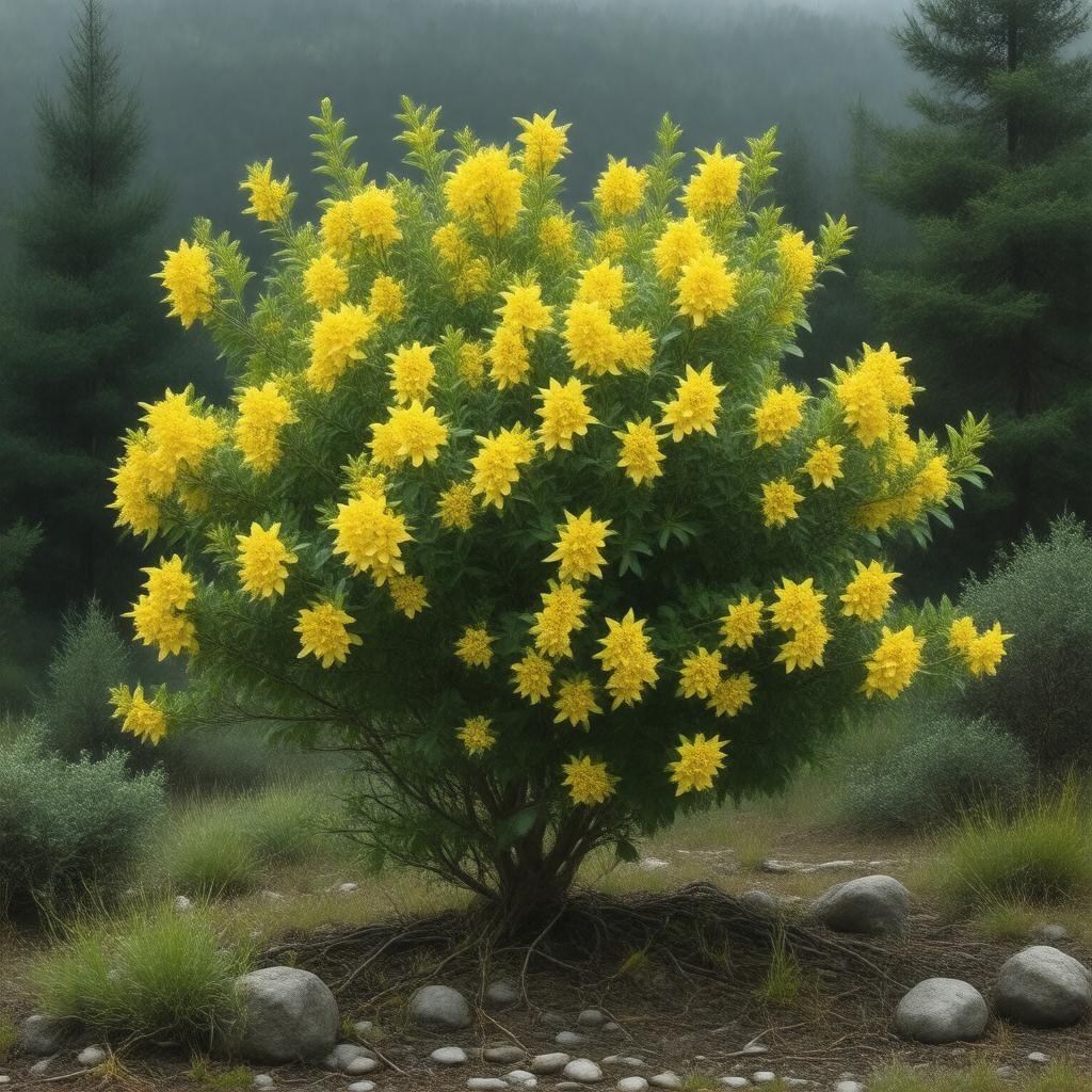 Click to view larger image AI-created image of Oregon grape