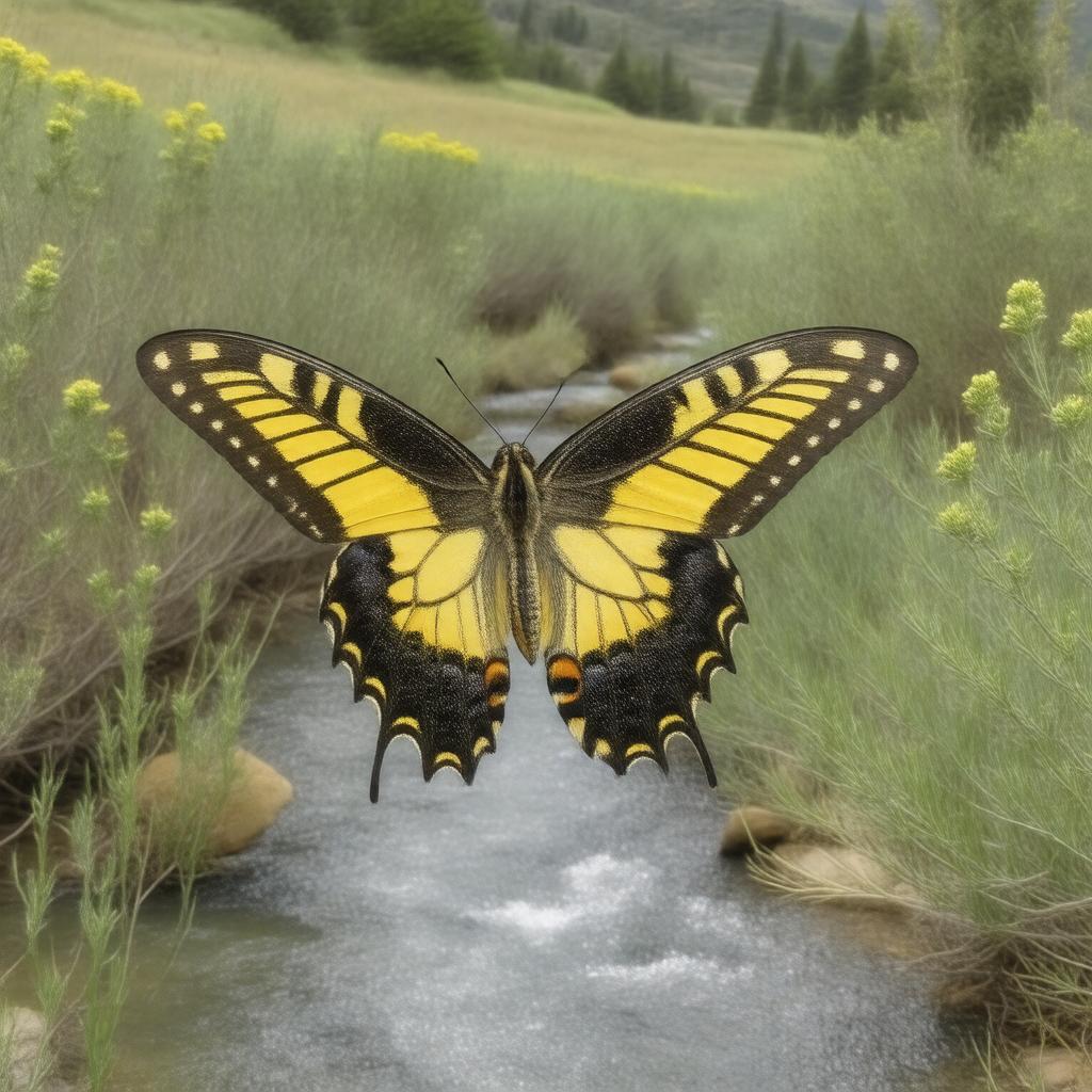 AI-created image of Oregon swallowtail