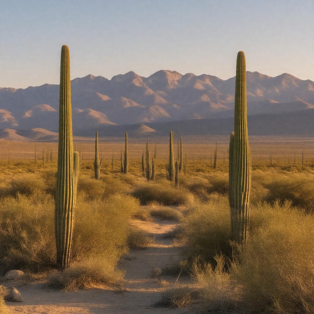 AI-created image of Organ Pipe Cactus National Monument