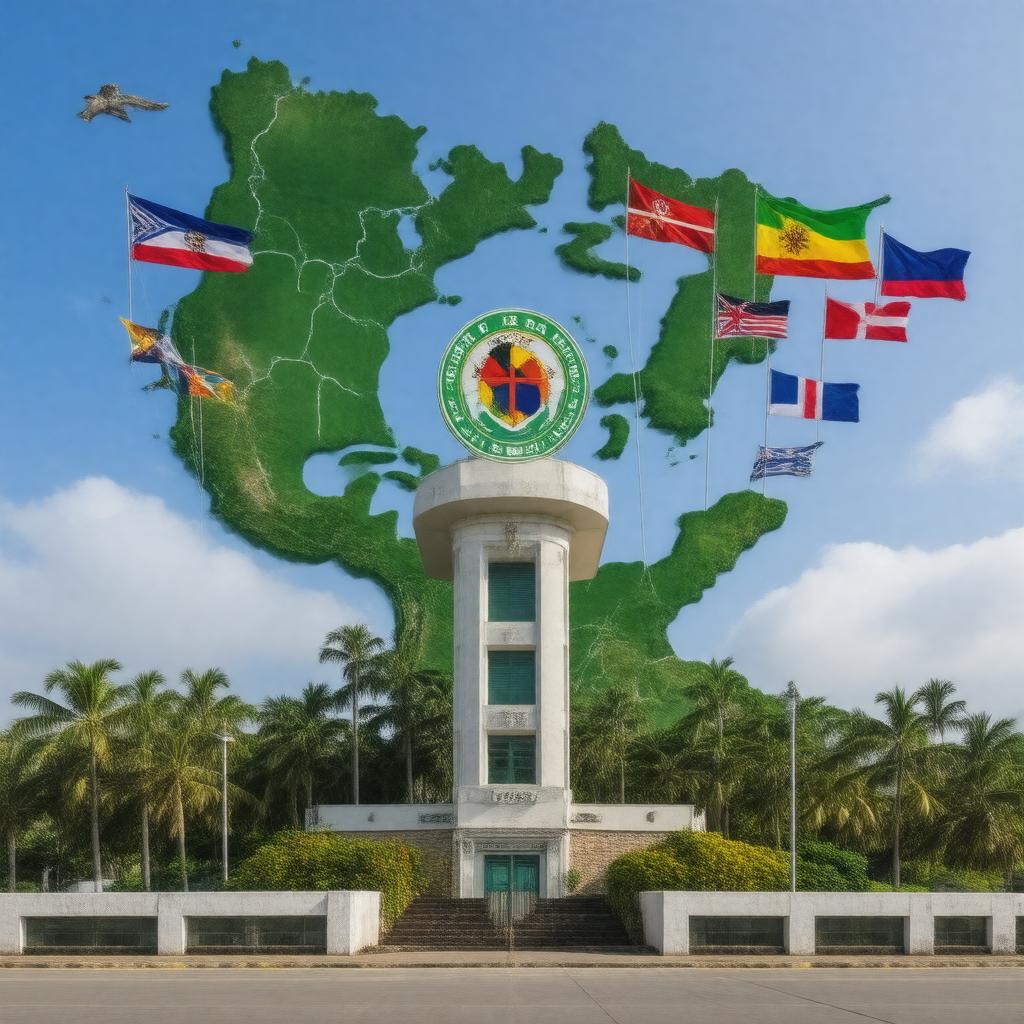 Click to view larger image AI-created image of Organisation of Eastern Caribbean States (OECS)