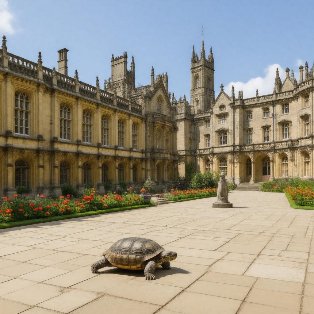 AI-created image of Oriel College, Oxford