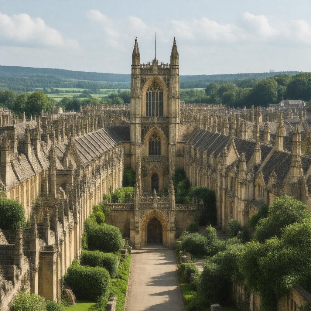 AI-created image of Oriel College