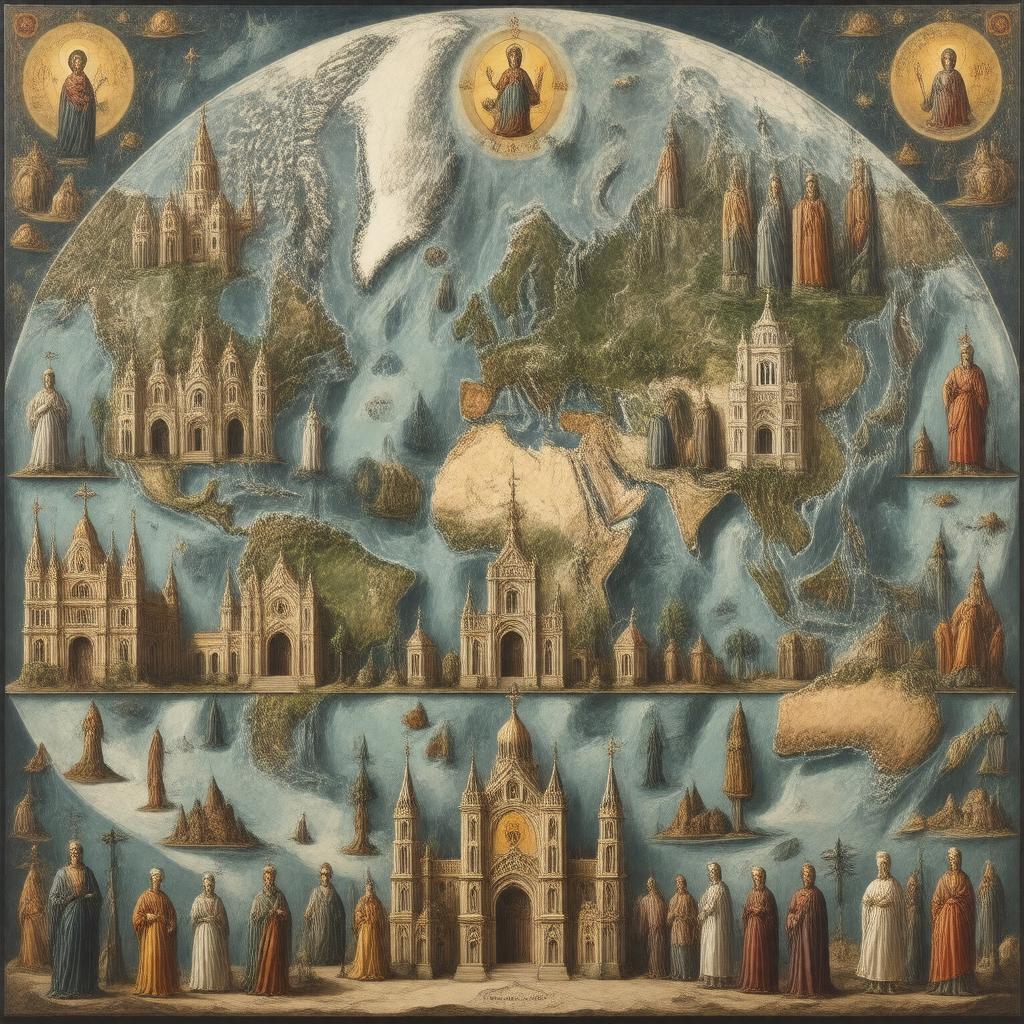 AI-created image of Oriental Orthodox Churches