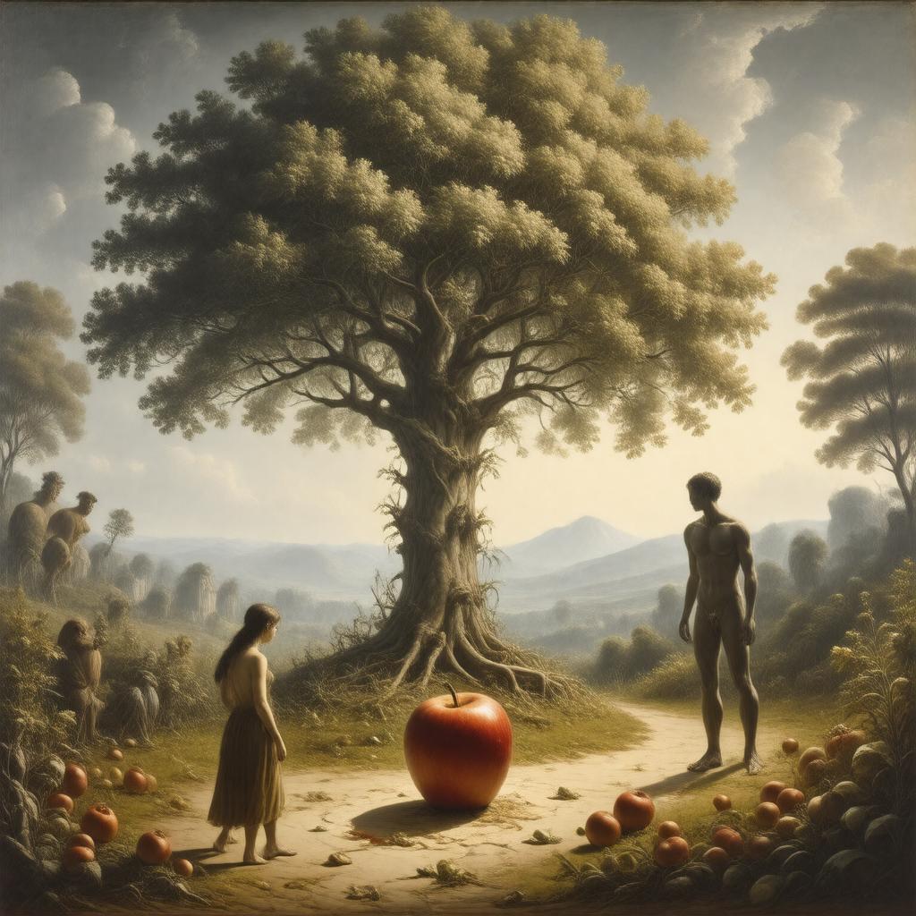 Click to view larger image AI-created image of Original Sin