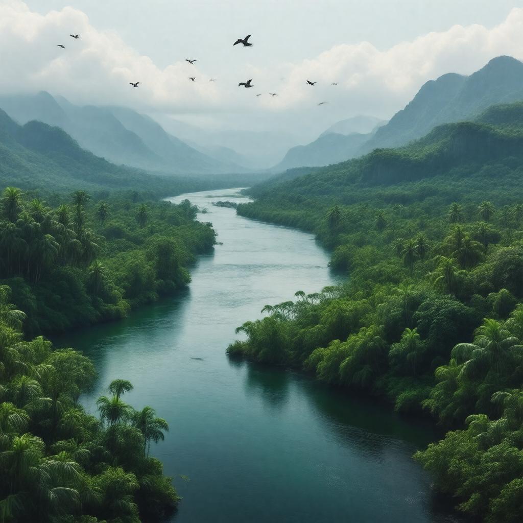AI-created image of Orinoco River