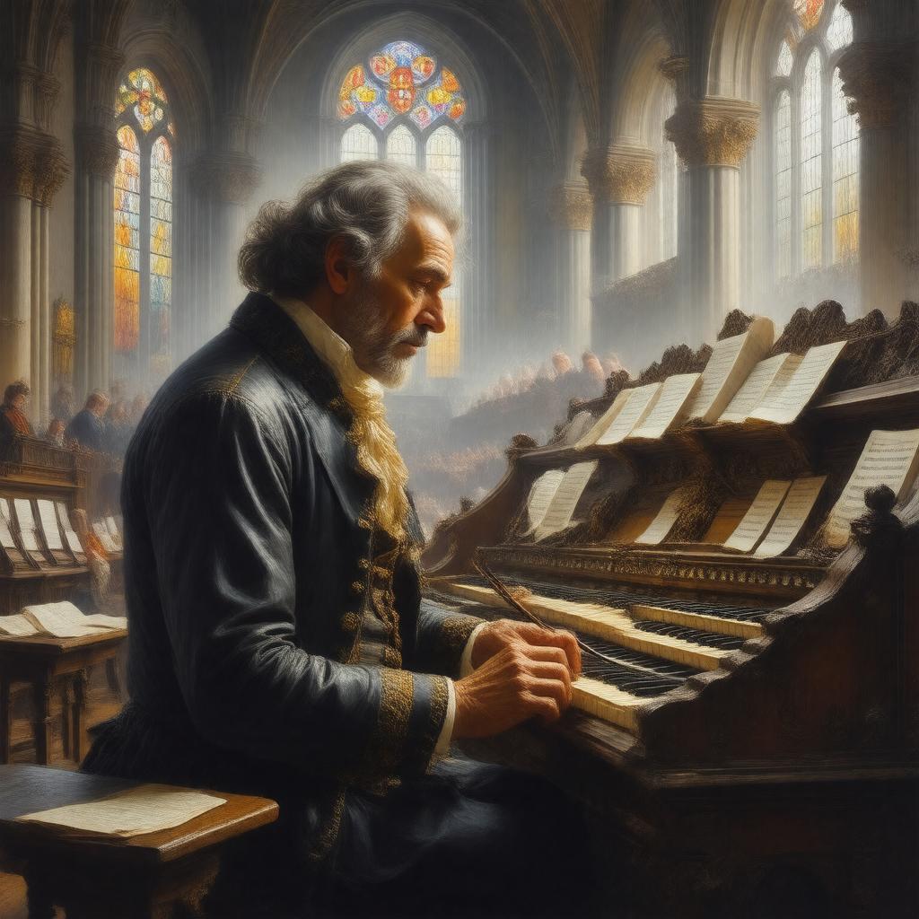 AI-created image of Orlando Gibbons