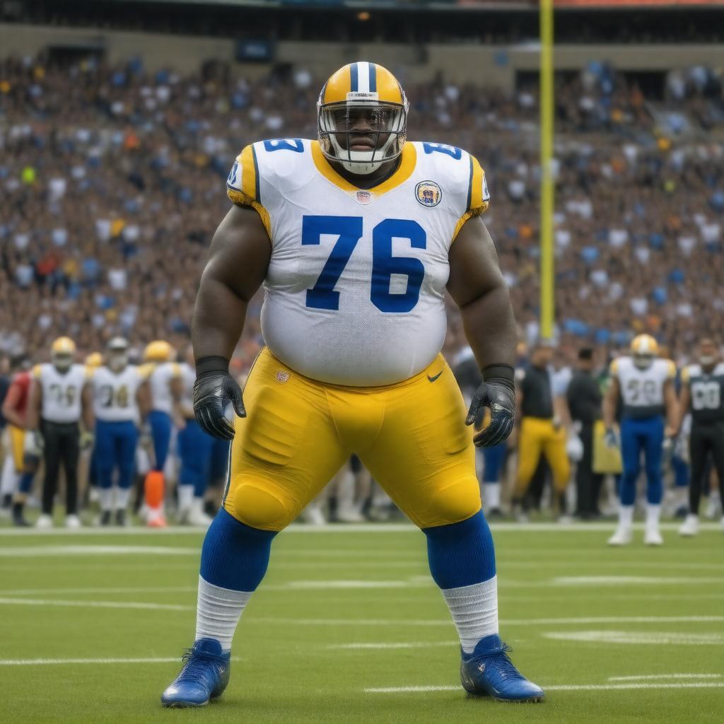 AI-created image of Orlando Pace