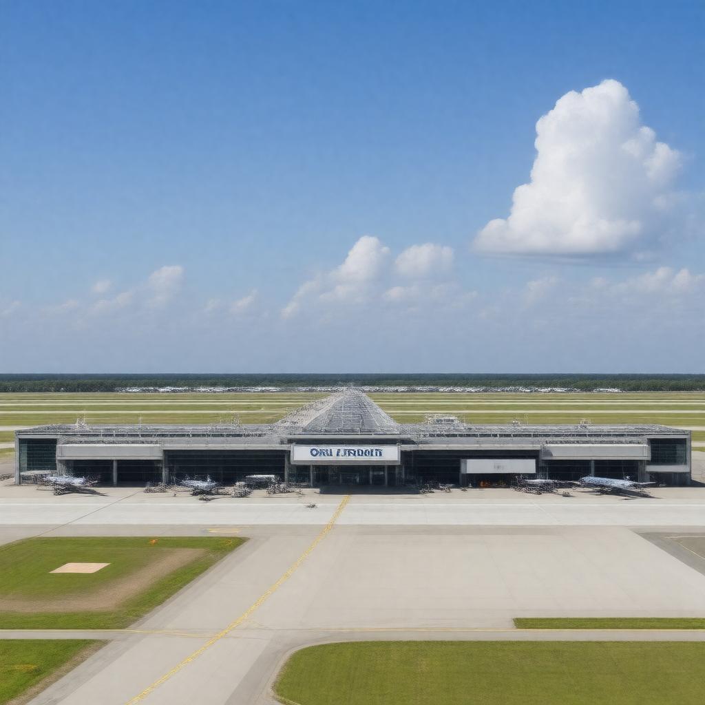 AI-created image of Orly Airport