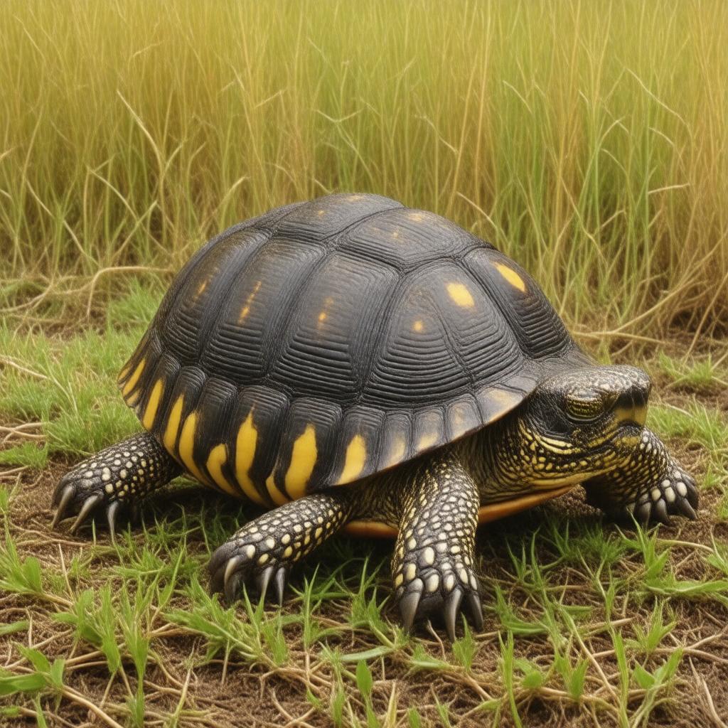 AI-created image of Ornate box turtle
