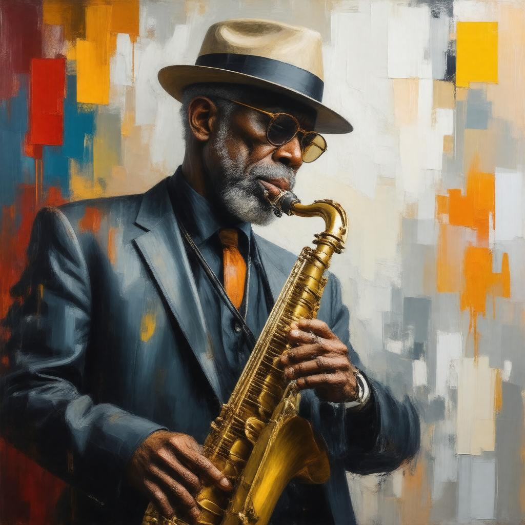 AI-created image of Ornette Coleman
