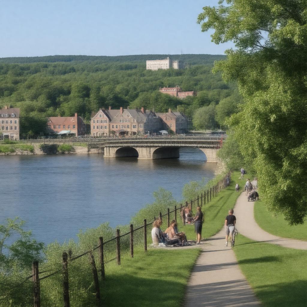 AI-created image of Orono, Maine