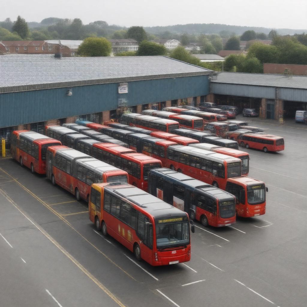 AI-created image of Orpington garage