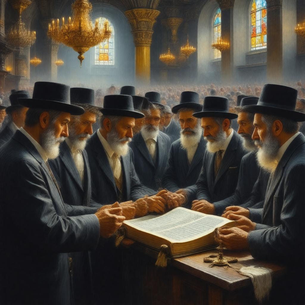 AI-created image of Orthodox Judaism