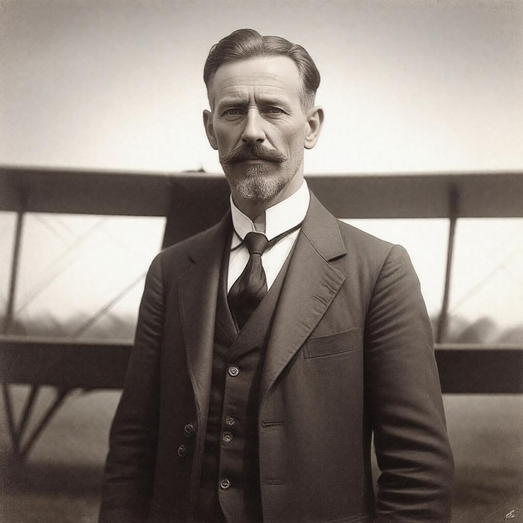 AI-created image of Orville Wright
