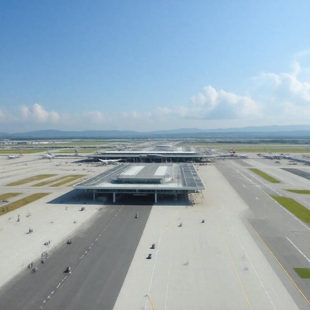 AI-created image of Osaka Kansai Airport