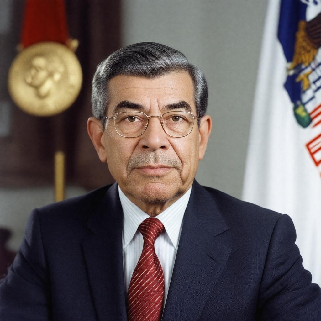 AI-created image of Oscar Arias