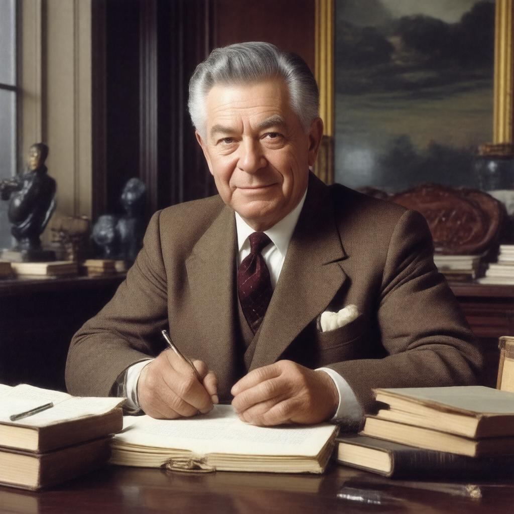 AI-created image of Oscar Hammerstein II