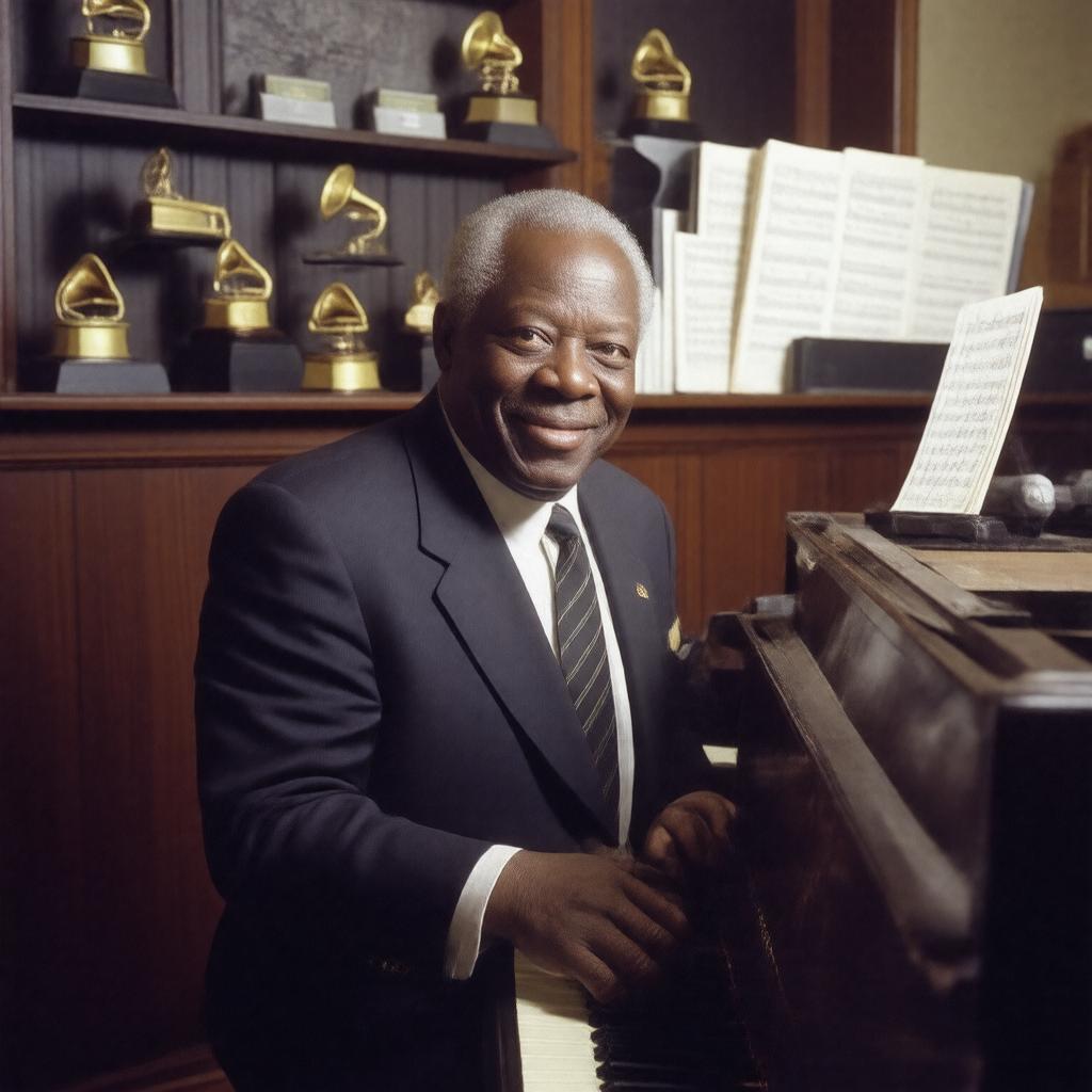 AI-created image of Oscar Peterson