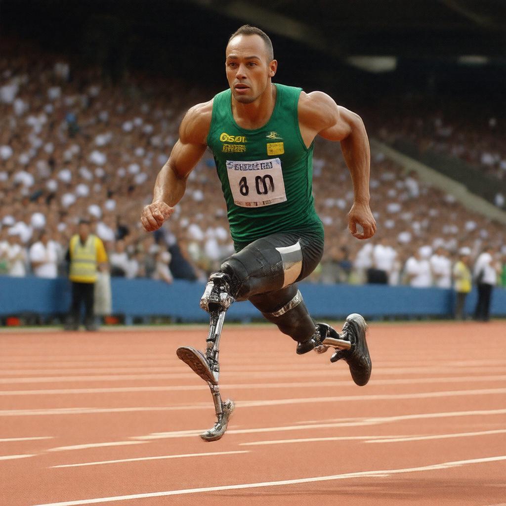 AI-created image of Oscar Pistorius