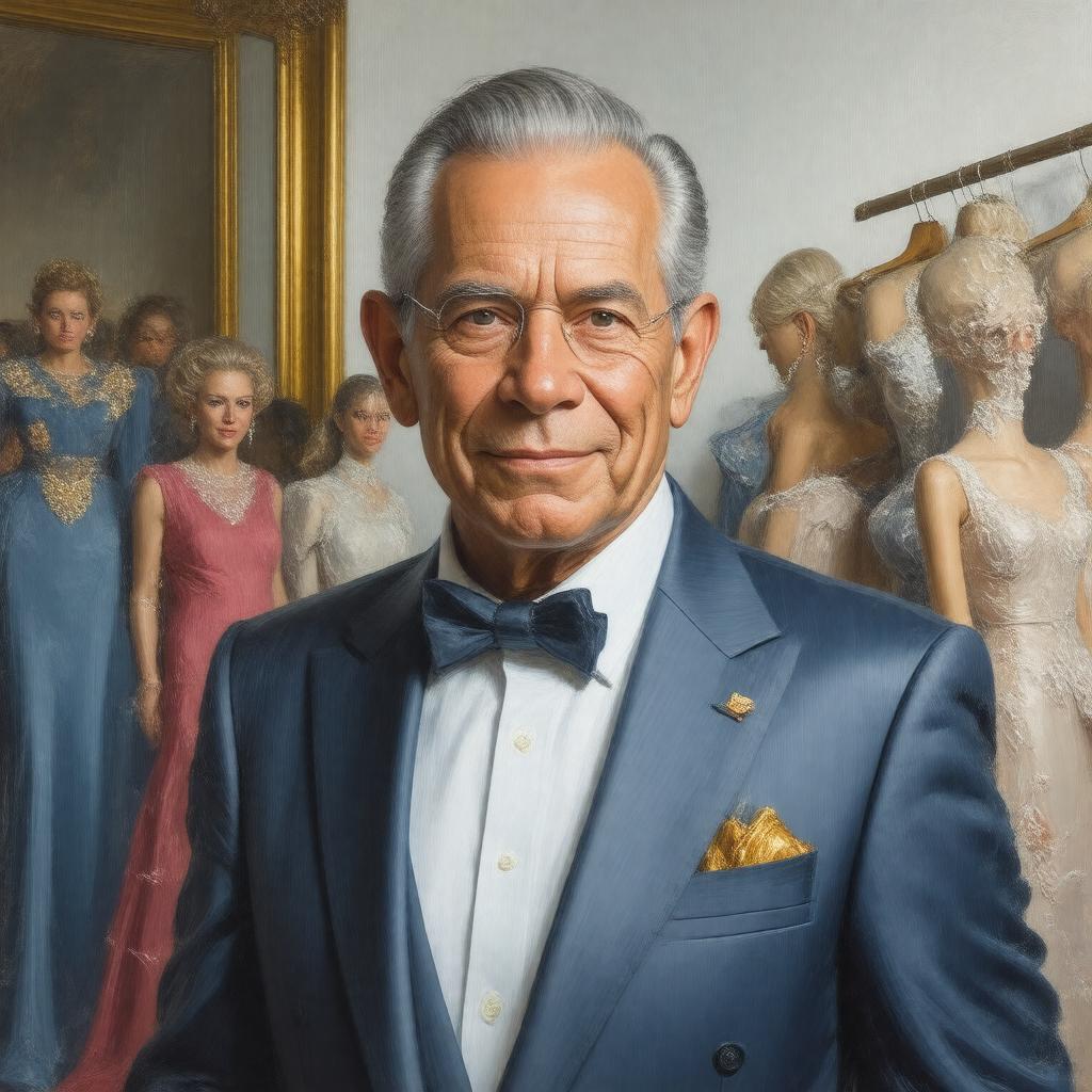 AI-created image of Oscar de la Renta