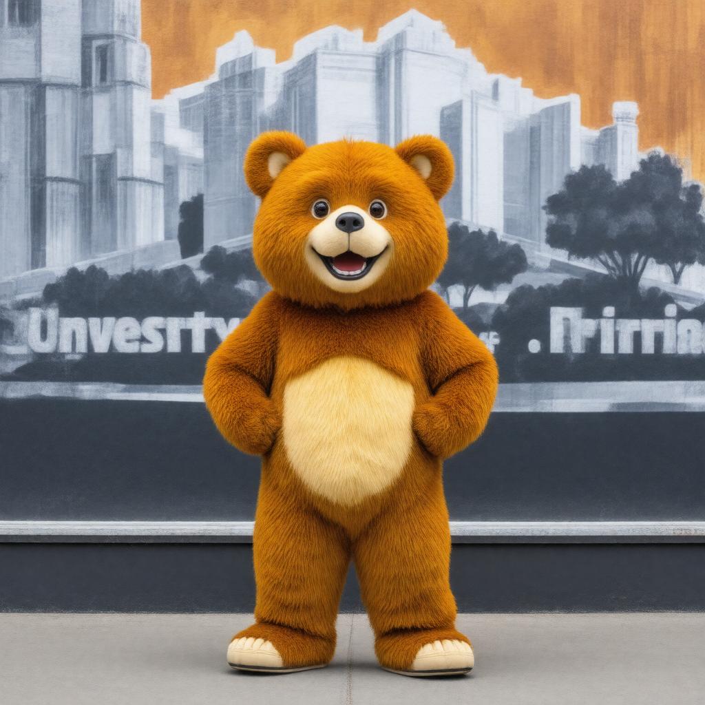 AI-created image of Oski the Bear