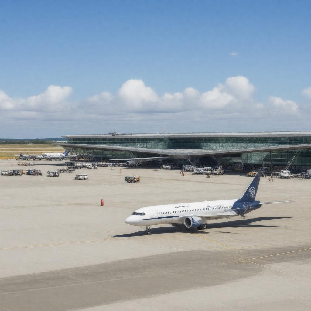 AI-created image of Oslo Airport, Gardermoen