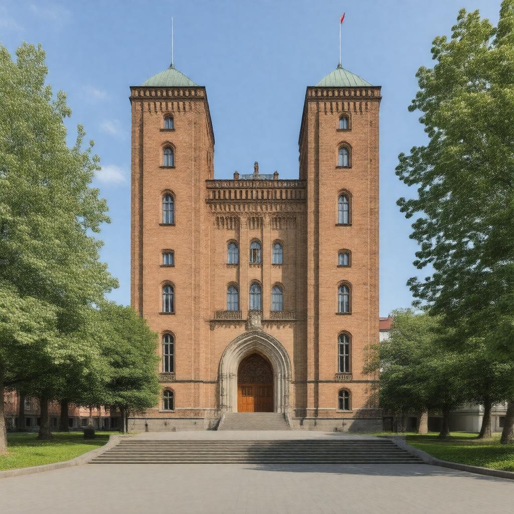 Click to view larger image AI-created image of Oslo City Hall