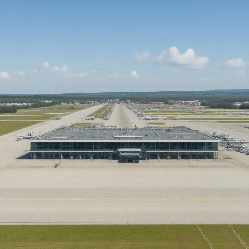 Click to view larger image AI-created image of Oslo Gardermoen Airport