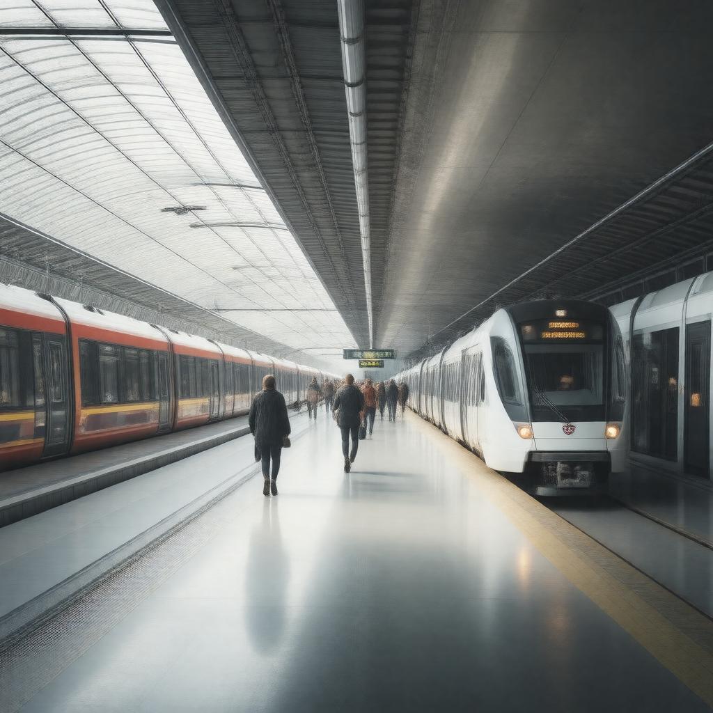 AI-created image of Oslo Metro