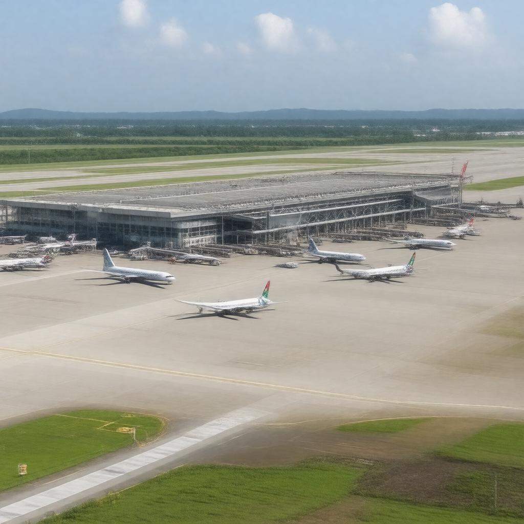 AI-created image of Osmani International Airport