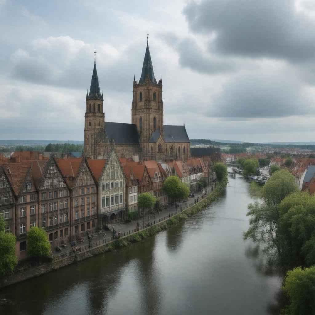 AI-created image of Osnabrück, Germany