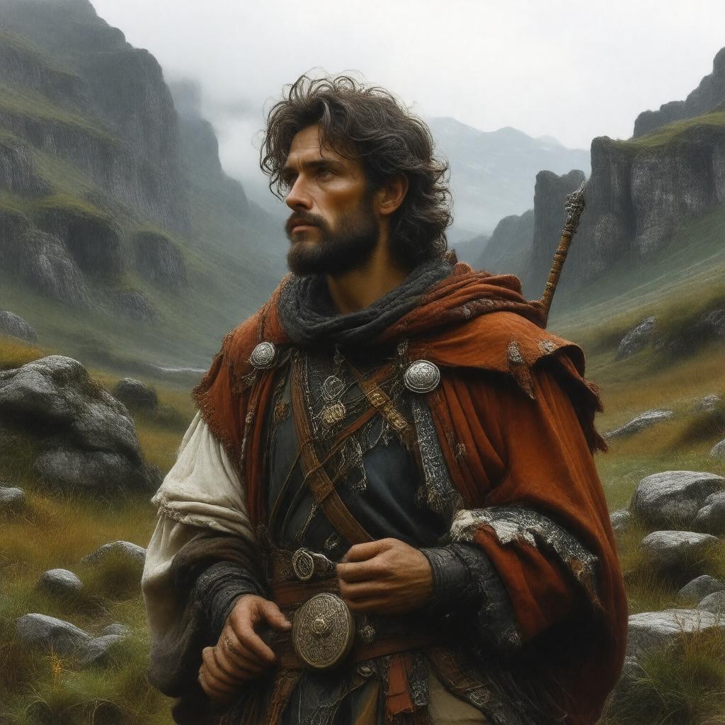 Click to view larger image AI-created image of Ossian