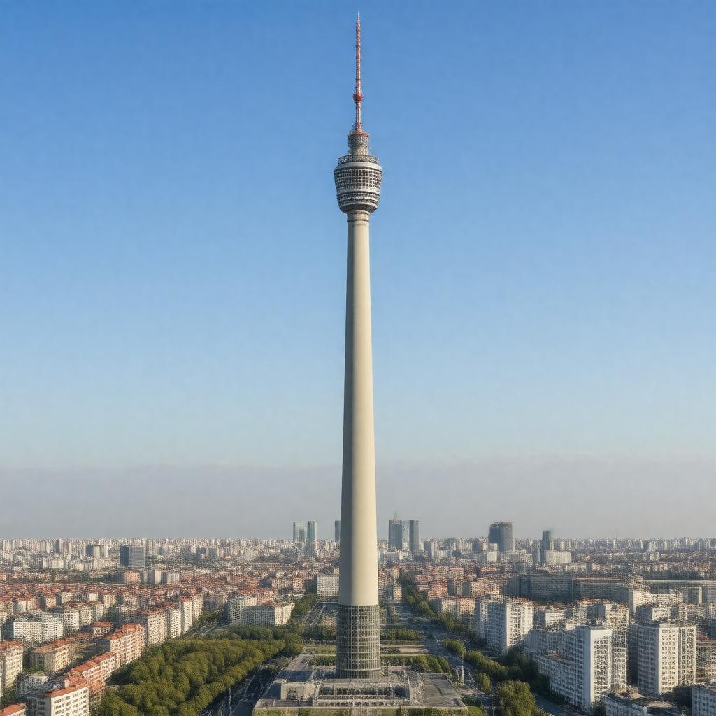 Click to view larger image AI-created image of Ostankino Tower