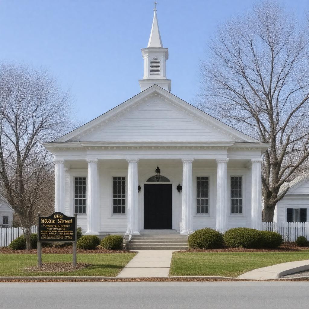 AI-created image of Osterville Baptist Church