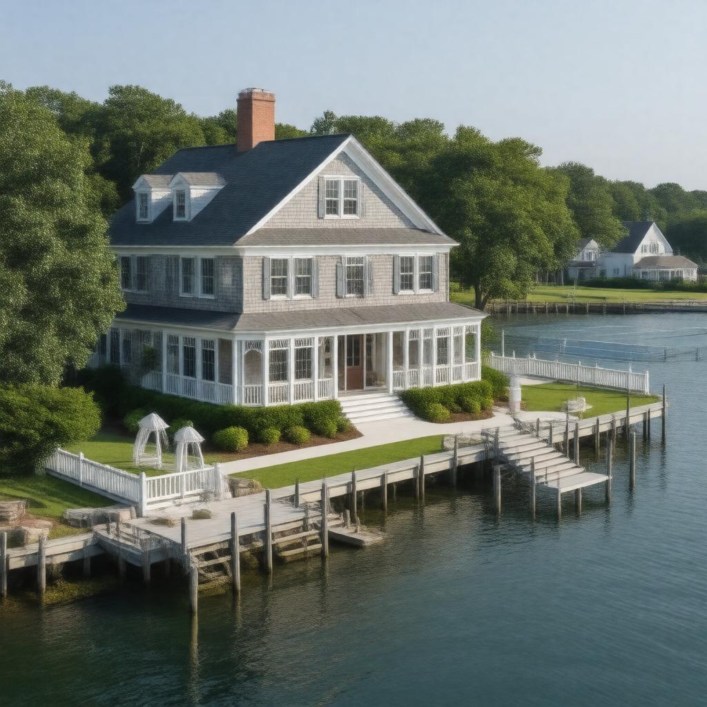 AI-created image of Osterville Yacht Club