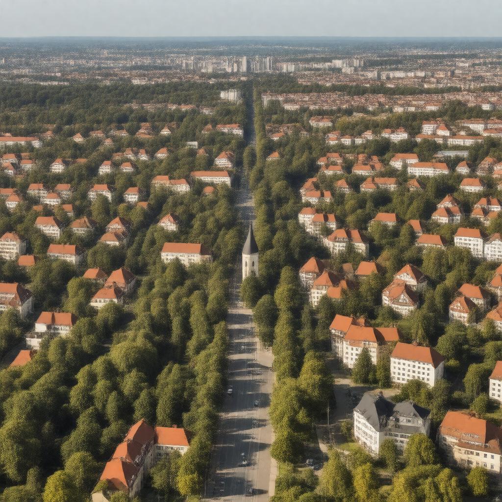 AI-created image of Oststadt