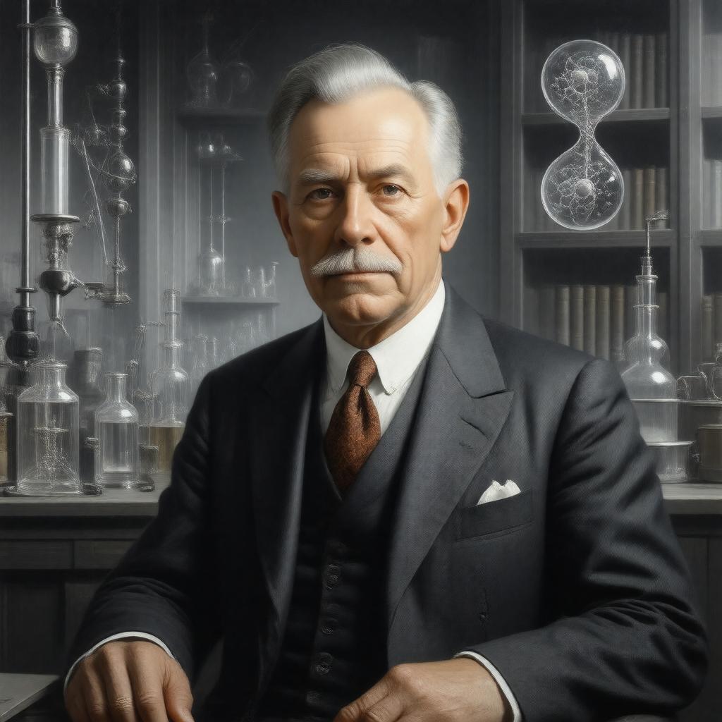 AI-created image of Oswald Avery
