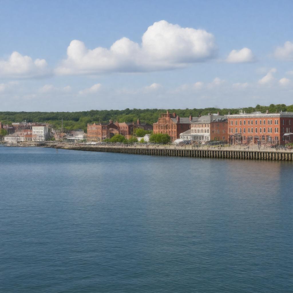 AI-created image of Oswego, New York