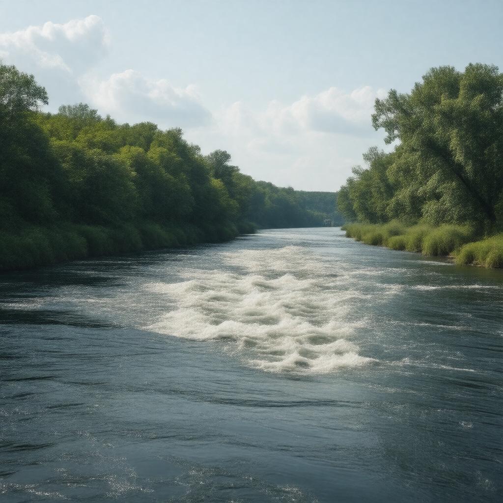 Click to view larger image AI-created image of Oswego River