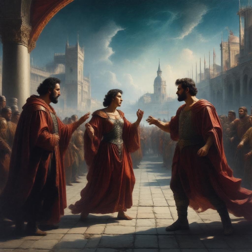 AI-created image of Otello (opera)